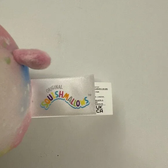 Squishmallow 4” Shena Tie dye Dog Plush Kellytoy J45 - Picture 3 of 3